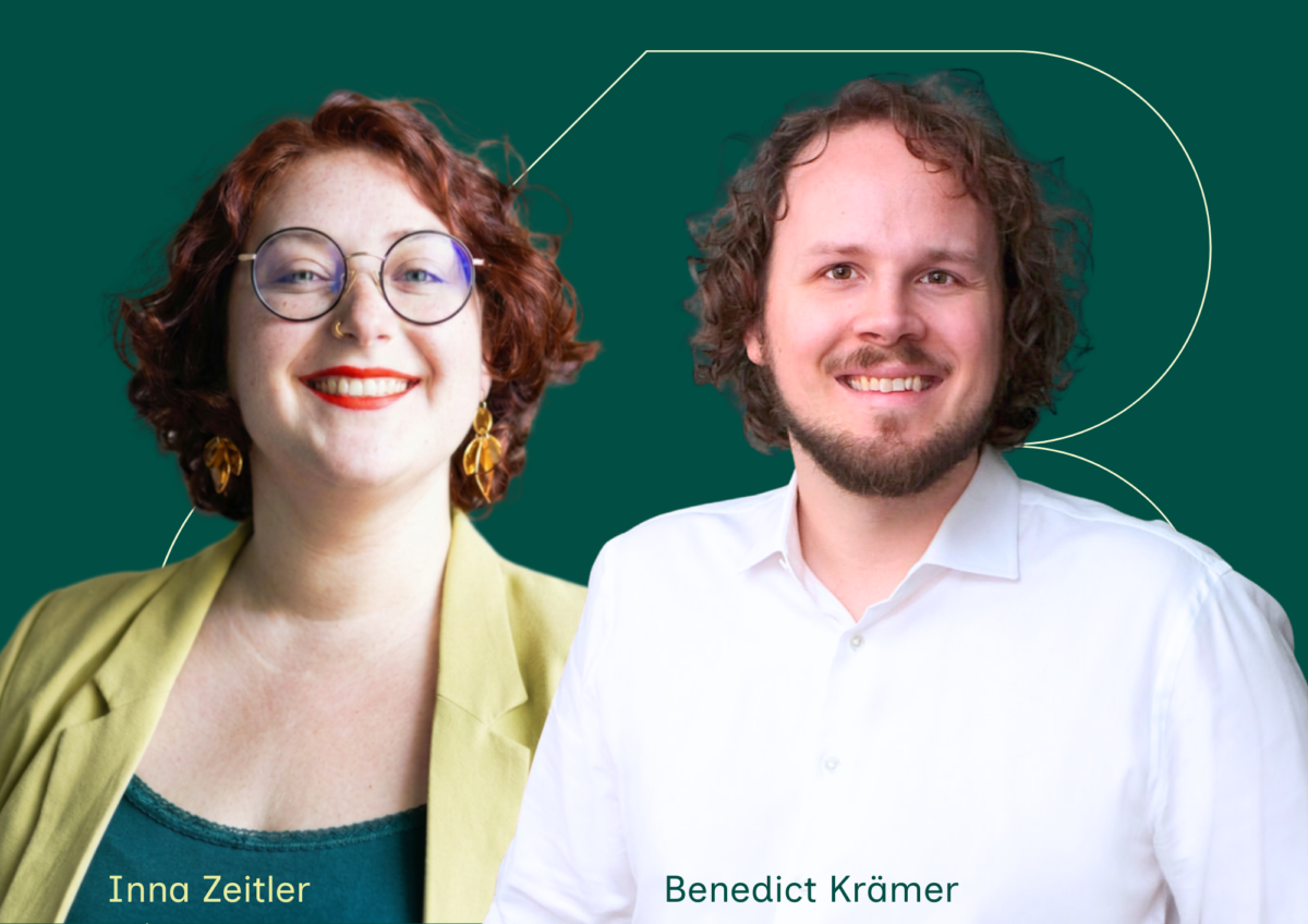Inna Zeitler und Benedict Krämer - das Team hinter BusinessBeyondBias